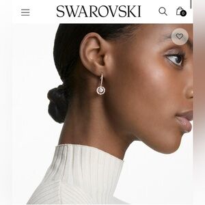 Swarovski Una rose gold earrings